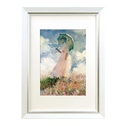 万丈 VANJOH アートフレームカルメ A4/A5 ホワイト 106619 スタンド付