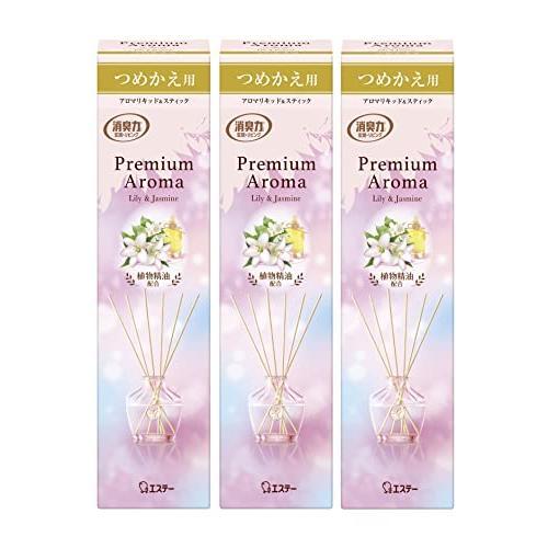 消臭力 プレミアムアロマ [まとめ買い] 部屋用 スティック リリー