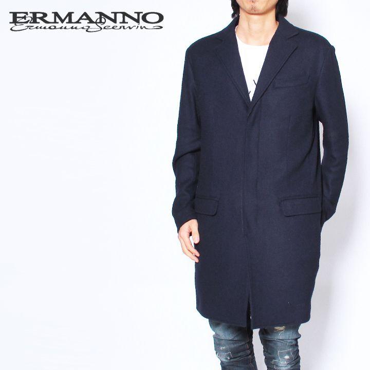 エルマノ シェルヴィーノ シェルビーノ チェスター コート メンズ インナーダウン付き Erm M O 49 007 キイロヤ インポート 通販 Yahoo ショッピング