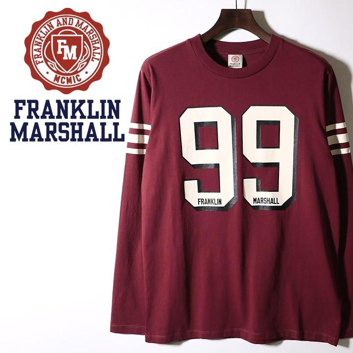 フランクリン マーシャル Franklin Marshall 長袖tシャツ カットソー メンズ ナンバリング ボーダーライン ロンt Tshirt Jersey Round Neck Long Fra M T 97 302 キイロヤ インポート 通販 Yahoo ショッピング