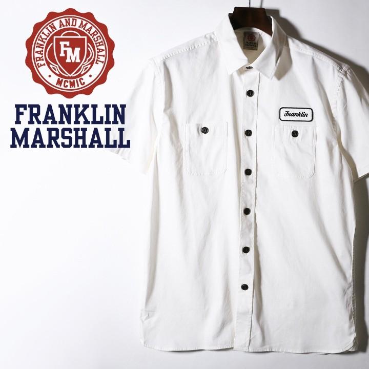 フランクリン マーシャル Franklin Marshall 半袖シャツ メンズ ワンポイントロゴ コットン Shirt Gabardine Shirt Short Fra M T A3 124 キイロヤ インポート 通販 Yahoo ショッピング