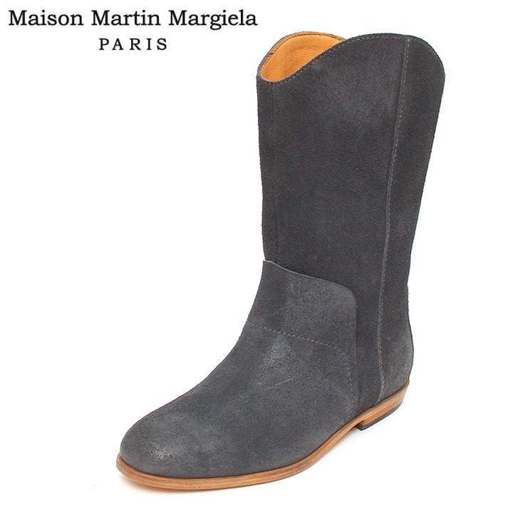 100 の保証 メゾン マルタン マルジェラ ミドルブーツ 靴 レディース ヴィンテージ加工 本革レザー スウェード ローヒール メール便なら送料無料 Www Ladislexia Net