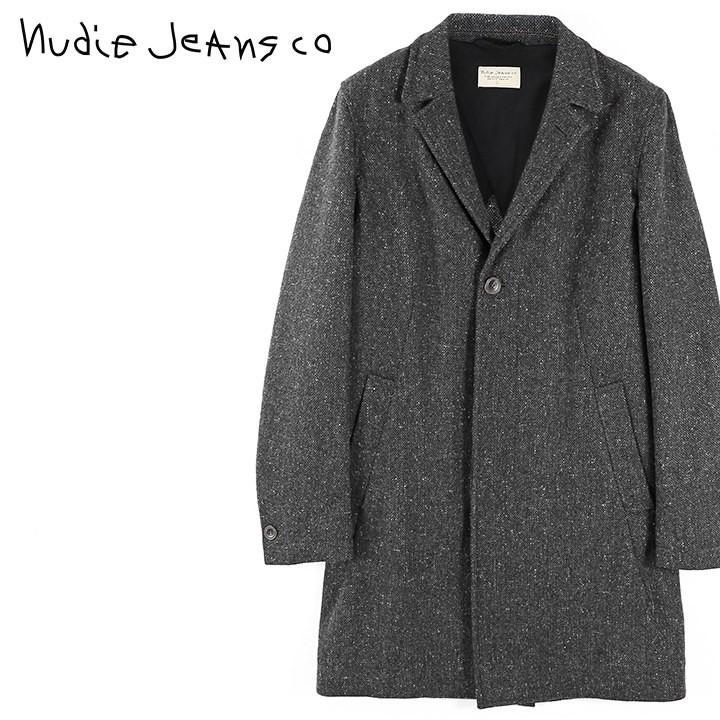 ヌーディージーンズ Nudie Jeans チェスターコート メンズ ウール混 ネップ ツイード 比翼仕立て Leon Coat Recycled Wool Ndj M O 695 キイロヤ インポート 通販 Yahoo ショッピング