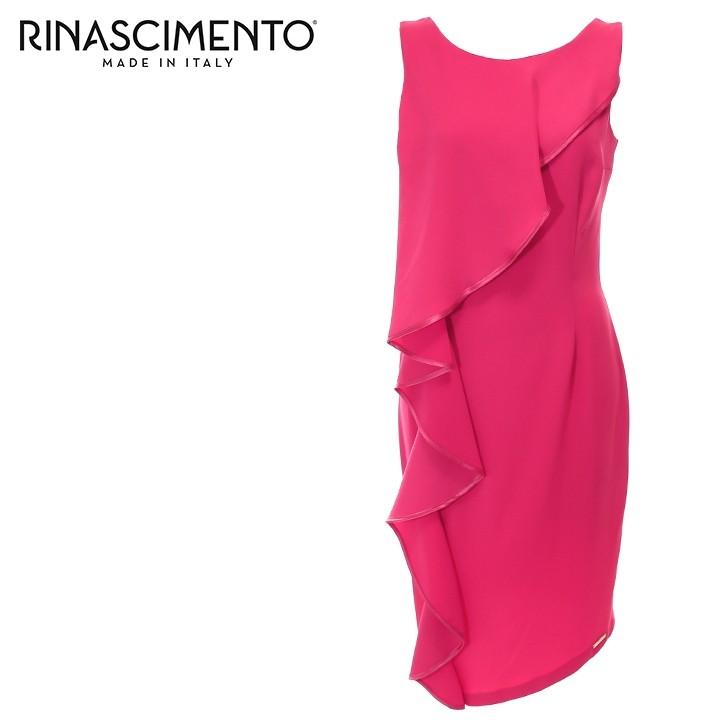 リナシメント Rinascimento ワンピース レディース アシンメトリー フロントフリル スリム 膝丈 ノースリーブ Rin L T 94 261 キイロヤ インポート 通販 Yahoo ショッピング