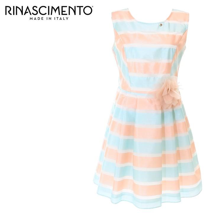 リナシメント Rinascimento ノースリーブワンピース レディース ボーダー柄 微光沢 シャリ感 オーガンジータイプ 膝上丈 Rin L T 219 キイロヤ インポート 通販 Yahoo ショッピング