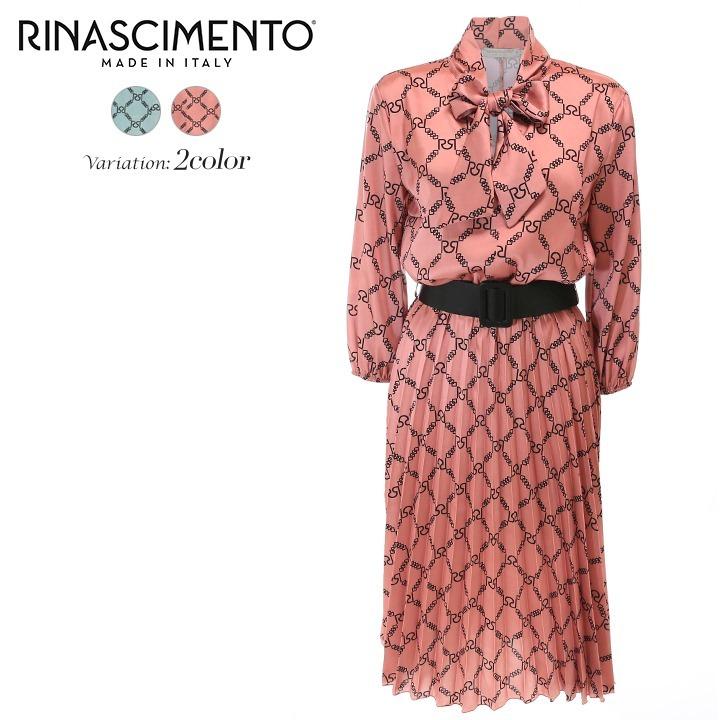 リナシメント Rinascimento ミモレ丈ワンピース レディース ウエストベルト付き ウエストゴム 七分袖 膝下丈 W 549 Rin L T B4 2 キイロヤ インポート 通販 Yahoo ショッピング