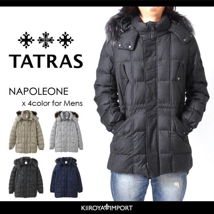 タトラス Tatras ダウンジャケット メンズ ファー付き フード付き ミドル丈 ダウンコート Napoleone Tat M O 59 301 キイロヤ インポート 通販 Yahoo ショッピング