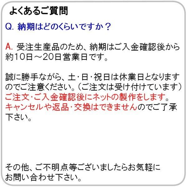転落防止ネット ベランダ用 ２ｍ×４ｍ TN-90-6002 アルダイニーマ製 ブラウン 網目４０ｍｍ