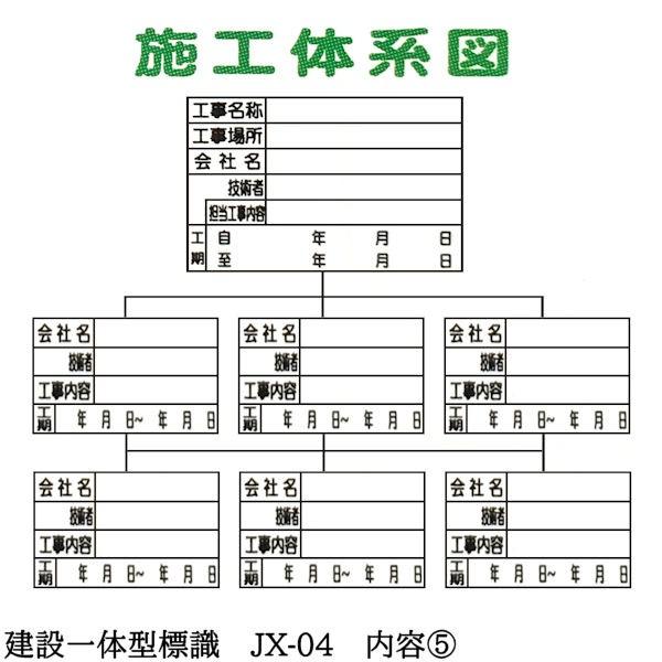 建設一体型標識 JX-04 壁貼りタイプ PP製 建設業の許可票 / 労災 建設一体型標識 JX-04 壁貼りタイプ PP製 建設業の許可票 / 労災