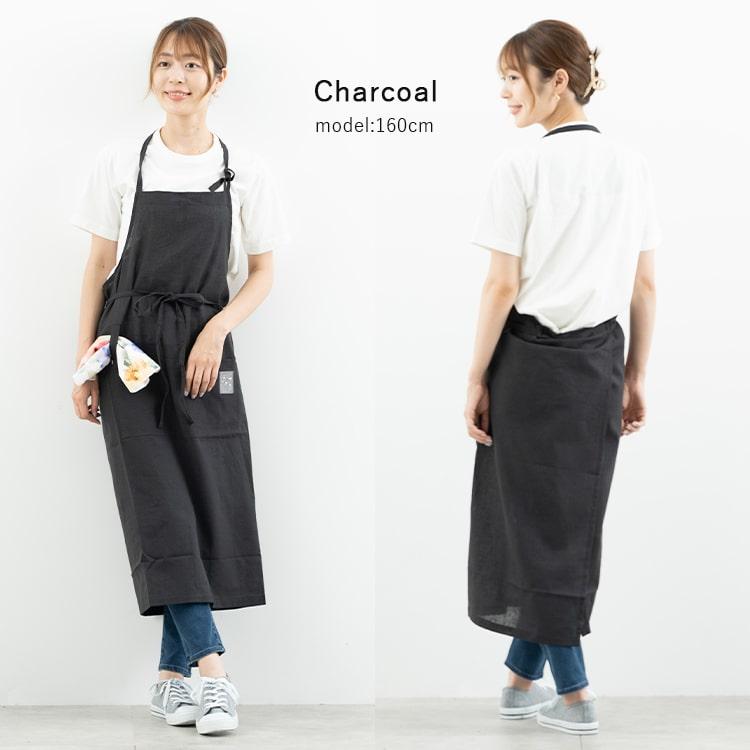 pockets Long black nylon chino 美容師　エプロン オグランジャパン エプロン レザー レディース 通販 レザーエプロン