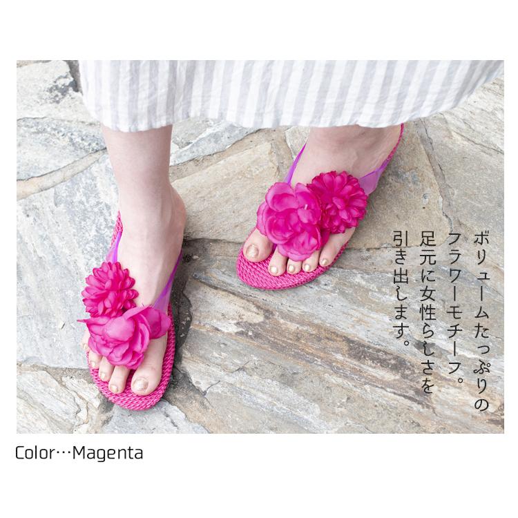 お花 サンダル レディース ビーチサンダル ぺたんこ かわいい おしゃれ M L 春 夏 メール便送料無料 Gsz9480 9481 神戸岡本kiitos 通販 Yahoo ショッピング