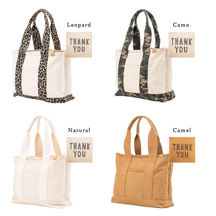 トートバッグ レディース キャンバス 3つ仕切り A4 大人