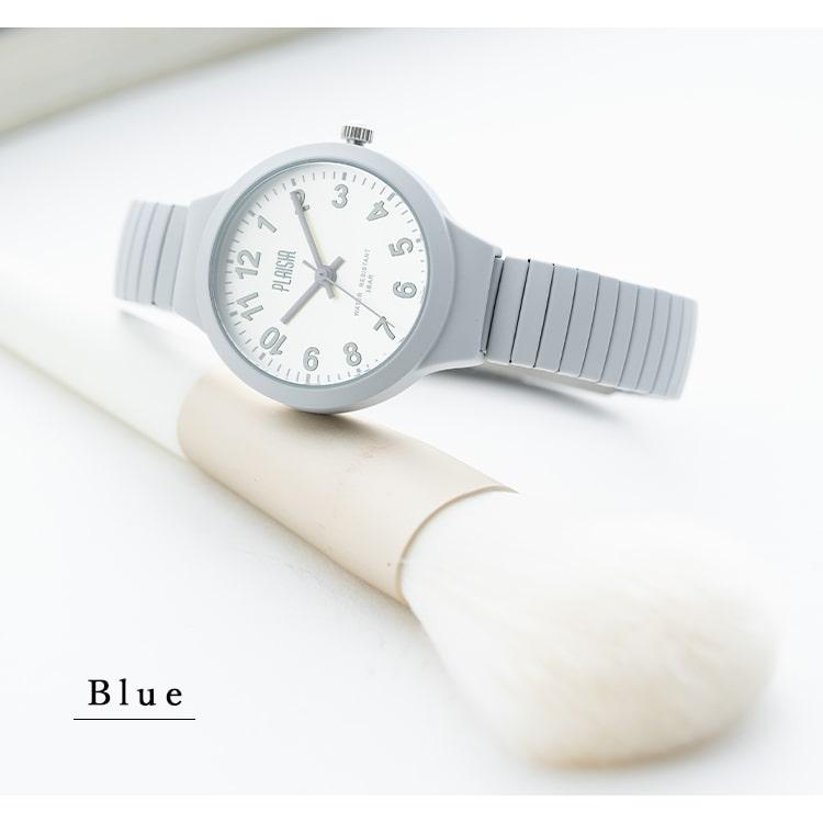 腕時計 レディース ジャバラ 金属アレルギー ニッケルフリー 3気圧防水