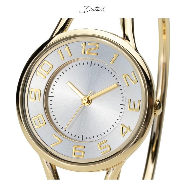 J-AXIS（ジェイアクシス） 腕時計 レディース メタル バングルウォッチ