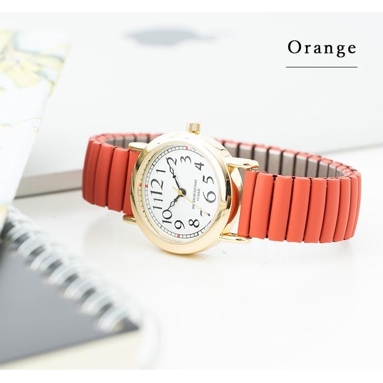 お洒落な腕時計 J-AXIS（ジェイアクシス） 腕時計 レディース 10気圧防水 じゃばら