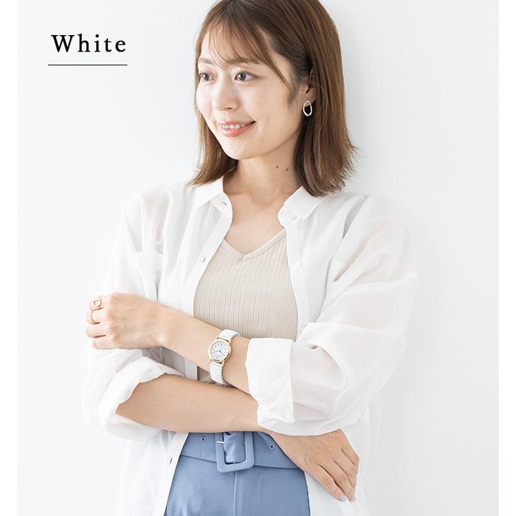 J-AXIS 腕時計 レディース 10気圧防水 じゃばら 大人 かわいい