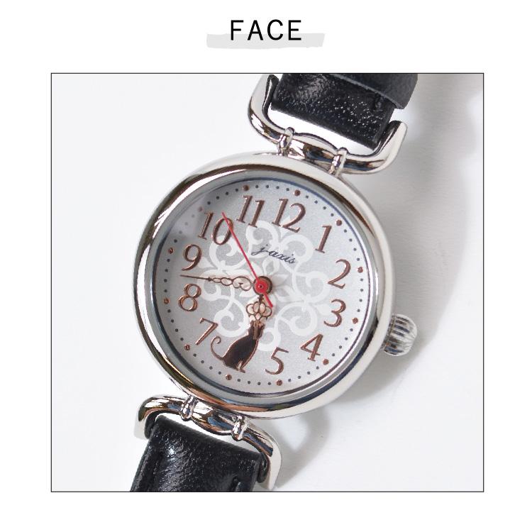 腕時計 レディース アンティーク調 J-axis アニマルシルエット かわいい おしゃれ ギフト プレゼント 1年間のメーカー保証付 メール便送料無料｜kiitos-web｜14