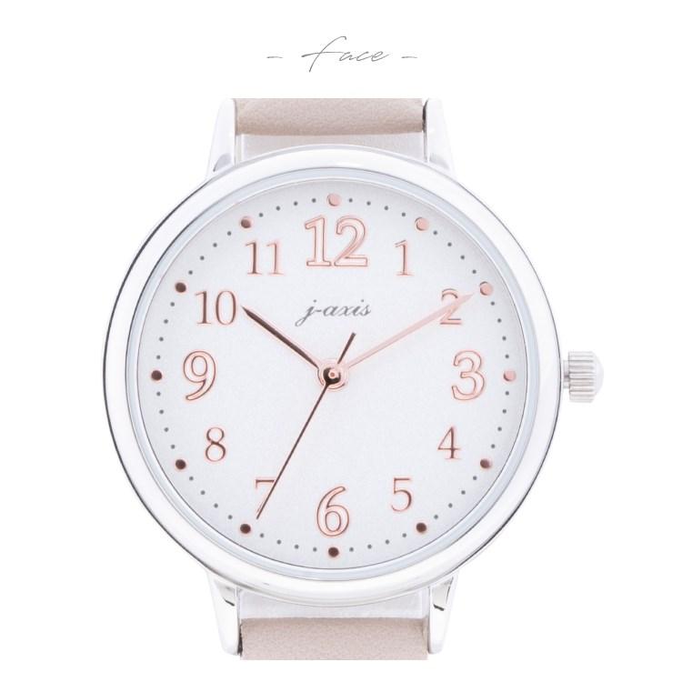 J-AXIS（ジェイアクシス） 腕時計 10気圧防水 レディース ニッケル