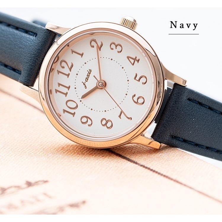 J-AXIS（ジェイアクシス） 腕時計 レディース ニッケルフリーメッキ 10