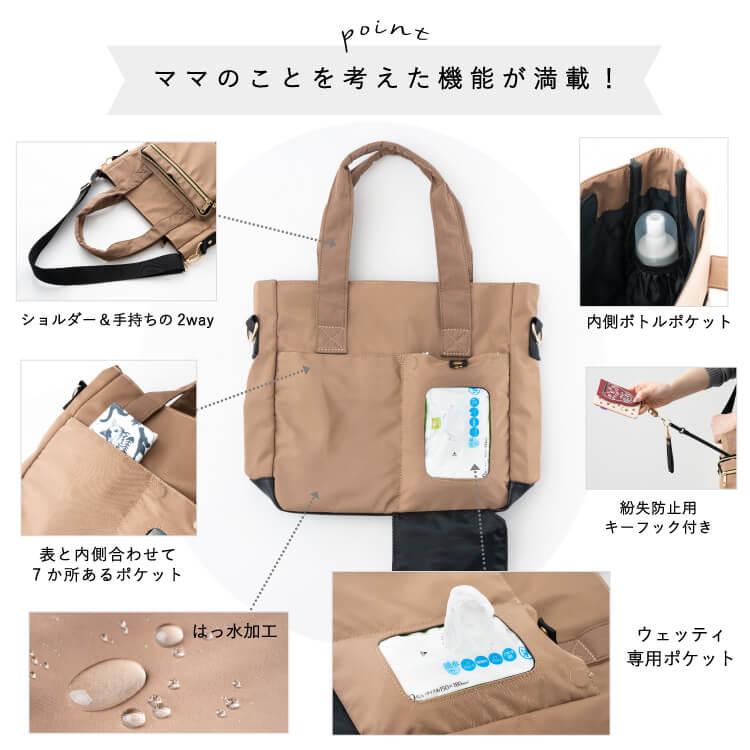 バッグ レディース マザーズバッグ トートバッグ a4 7ポケット バッグ レディース マザーズバッグ トートバッグ a4 7ポケット