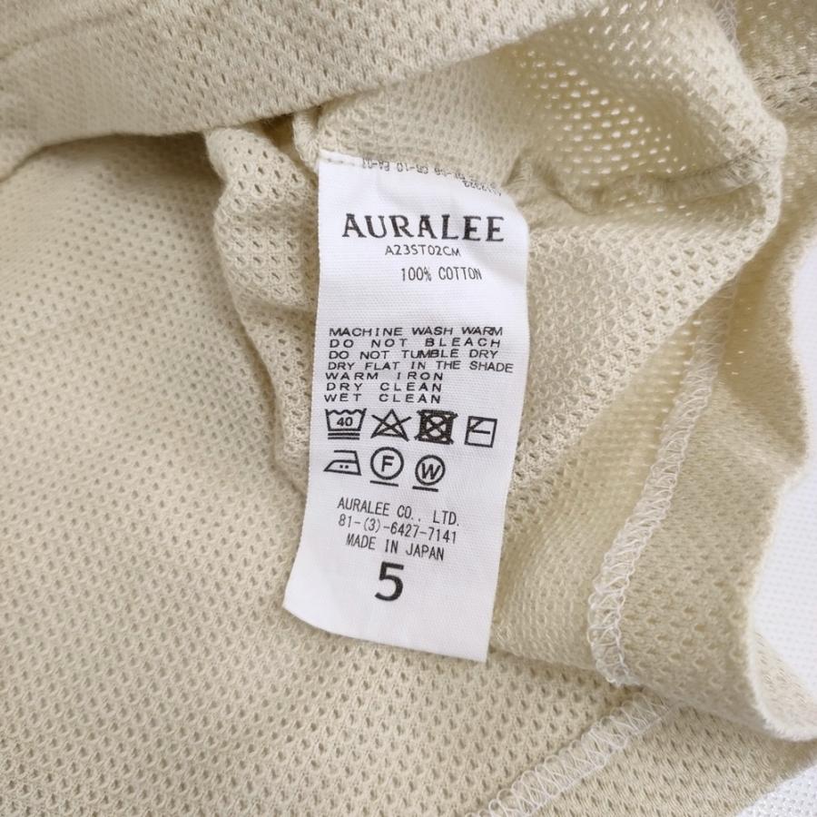 AURALEE（オーラリー） AURALEE COTTON MESH TEE A23ST02CM サイズ5