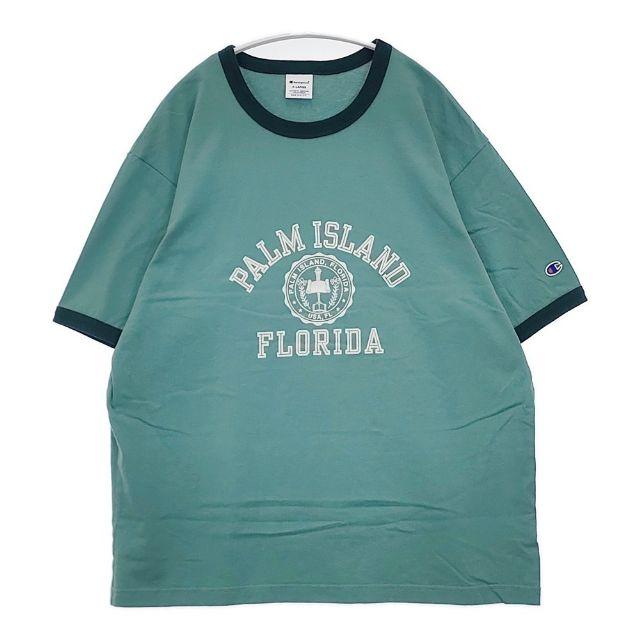 Champion（チャンピオン） トリムTシャツ リンガー プリント サイズXL