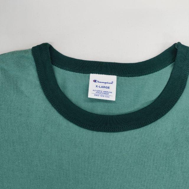 Champion（チャンピオン） トリムTシャツ リンガー プリント サイズXL