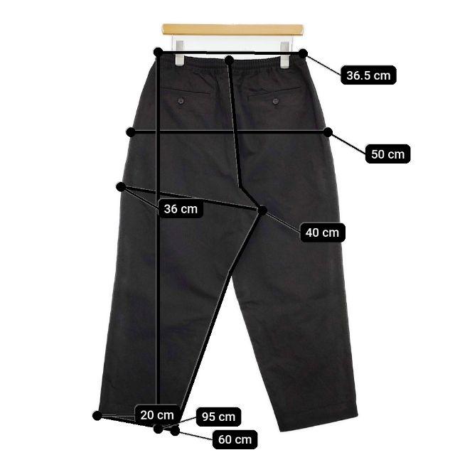 COMME des GARCONS HOMME 綿リネンツイル イージーパンツ コットン