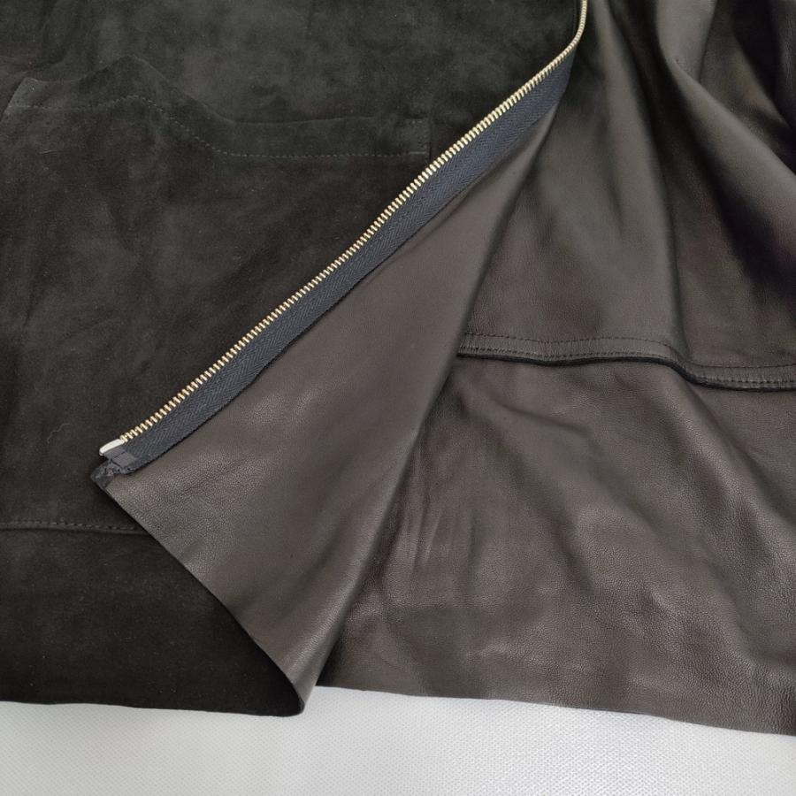 barbell object 新品 JOHN別注 lamb skin zip jacket レザー シープ