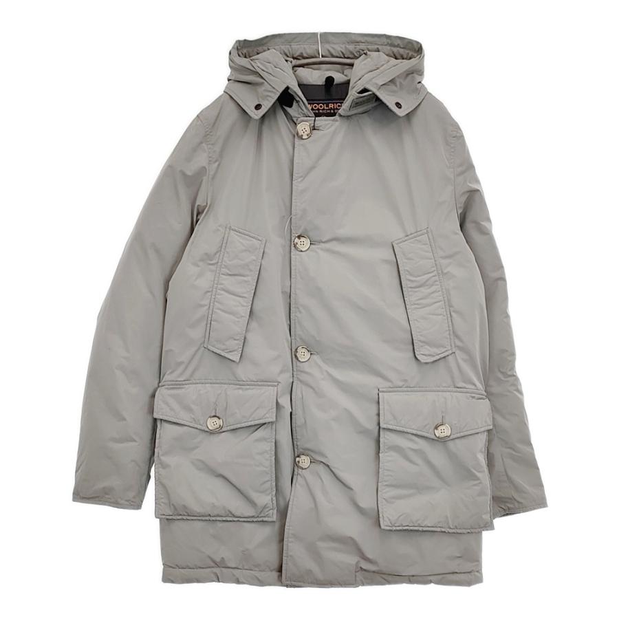 WOOLRICH LUXURY ARCTIC PARKA 定価110000円 WOCPS2708D サイズM ダウンジャケット グレー メンズ ウールリッチ【中古】5-1018A♪ WOOLRICH（ウールリッチ） WOOLRICH LUXURY ARCTIC PARKA 定価110000円