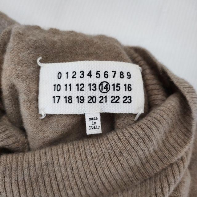 Maison Martin Margiela 14 ウール エルボーパッチ タートルネック