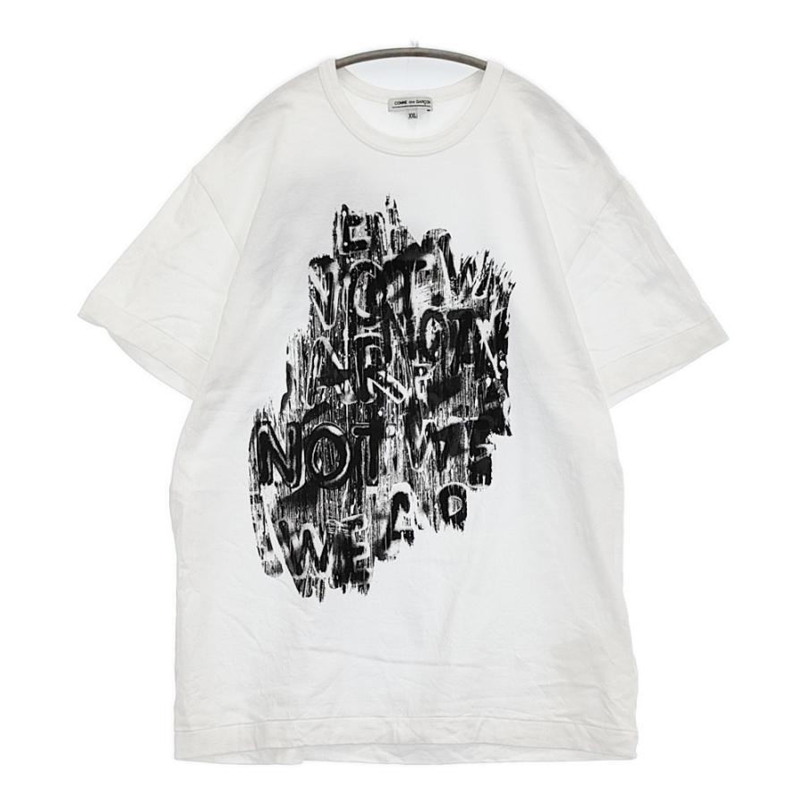 COMME des GARCONS 京都店限定 ADAM PENDLETON OJ-T001 XXL 半袖Ｔシャツ カットソー AD2024 ホワイト メンズ コムデギャルソン【中古】5-1022S♪ COMME des GARCONS 京都店限定 ADAM PENDLETON OJ-T001 XXL 半袖T
