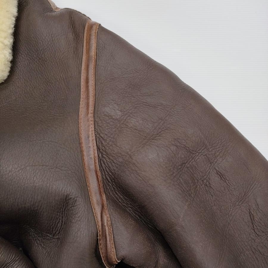 ALPHA ムートンジャケット B3 羊革 シープスキン 希少サイズXXXL 20804