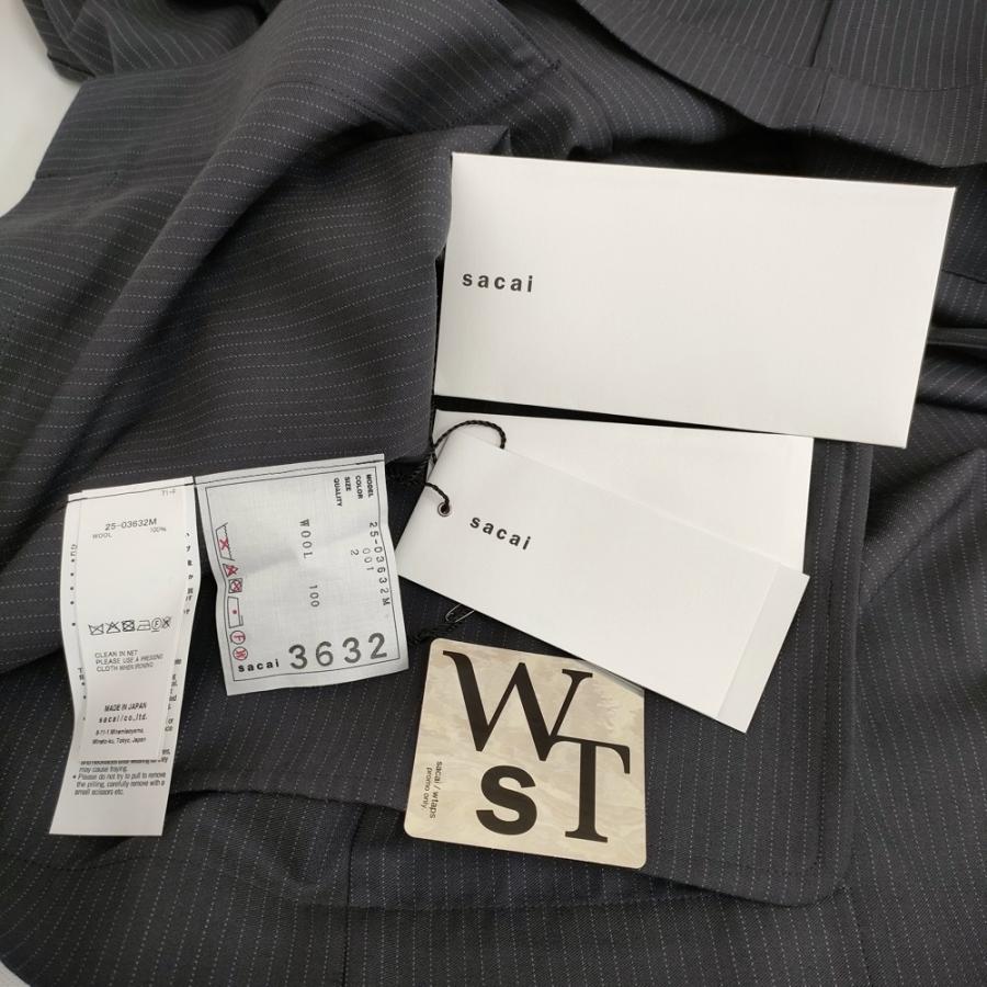 sacai（サカイ） Sacai Doeskin Jacket 定価137500円 25-03632M サイズ