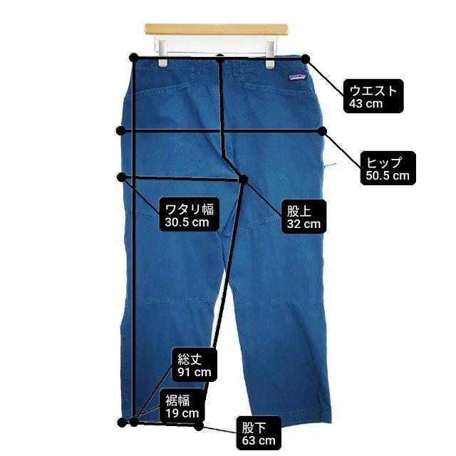 patagonia メンズベンガロックパンツ 83083 サイズ36 コットンストレッチ パンツ SP24 ブルー メンズ パタゴニア【中古】6-0404G∞ patagonia（パタゴニア） メンズベンガロックパンツ 83083 サイズ36