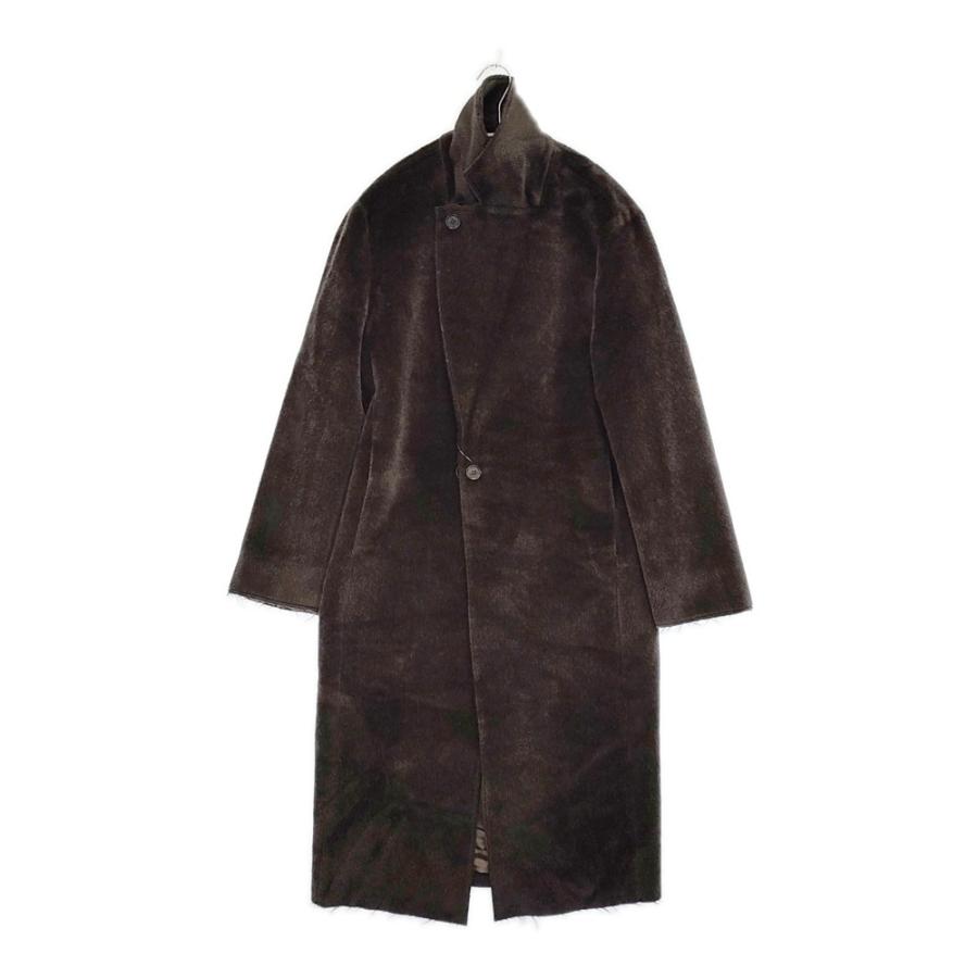 GABRIELA COLL GARMENTS NO.11 ロロピアーナ 定405900円 S11-175 カットオフコート ブラウン ガブリエラコールガーメンツ6-0109A 101479の画像