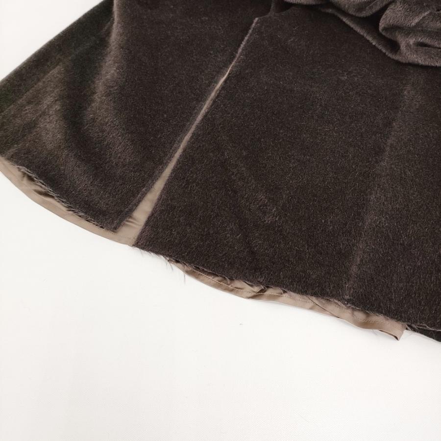 GABRIELA COLL GARMENTS NO.11 ロロピアーナ 定405900円 S11-175 カットオフコート ブラウン ガブリエラコールガーメンツ6-0109A 101479の画像