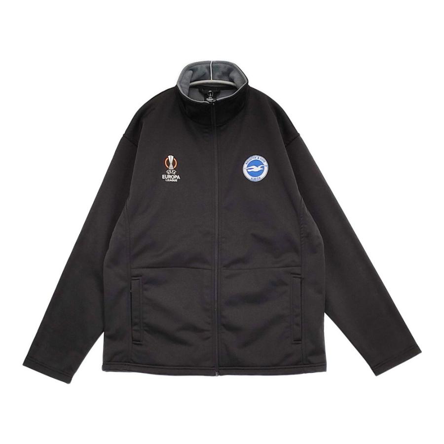 Brighton & Hove Albion ブライトン UEFA ユーロリーグジャケット XXL 三苫薫 サッカー フリース裏地 ブルゾン ブラック メンズ【中古】6-0118T♪ Brighton & Hove Albion ブライトン UEFA ユーロリーグジャケット XL