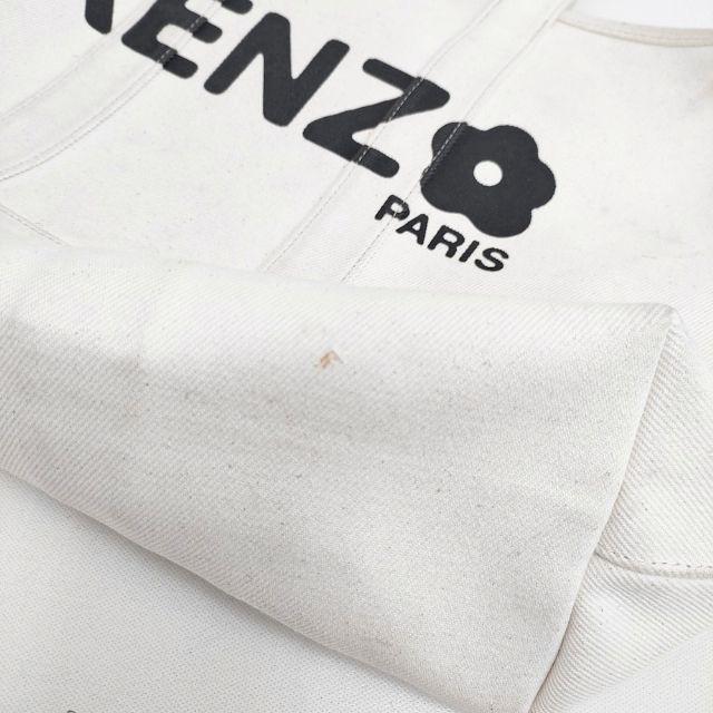 KENZO Verdy ロゴ ユーティリティトート トートバッグ キナリ メンズ ケンゾー【中古】6-0503G∞ KENZO（ケンゾー） KENZO Verdy ロゴ ユーティリティトート トート