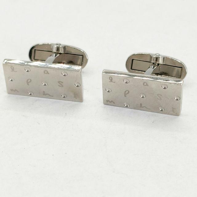 Paul Smith シルバー カフスボタン Paul Smith（ポール・スミス） Paul Smith psロゴ ボックス付き カフス