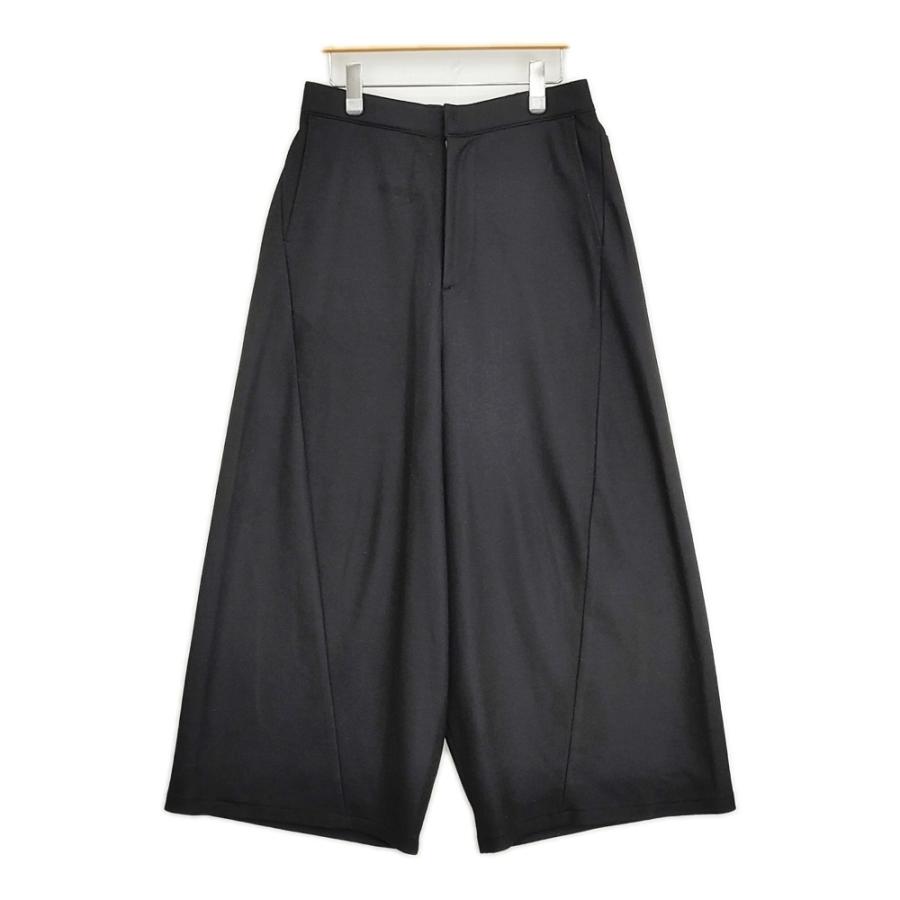 NICENESS SQUIRE ウールミルド ルースパンツ サイズS 定価63800円 NN-4202J16 イージー パンツ ブラック メンズ ナイスネス【中古】6-0219T♪ NICENESS SQUIRE ウールミルド ルースパンツ サイズS 定価63800円 NN