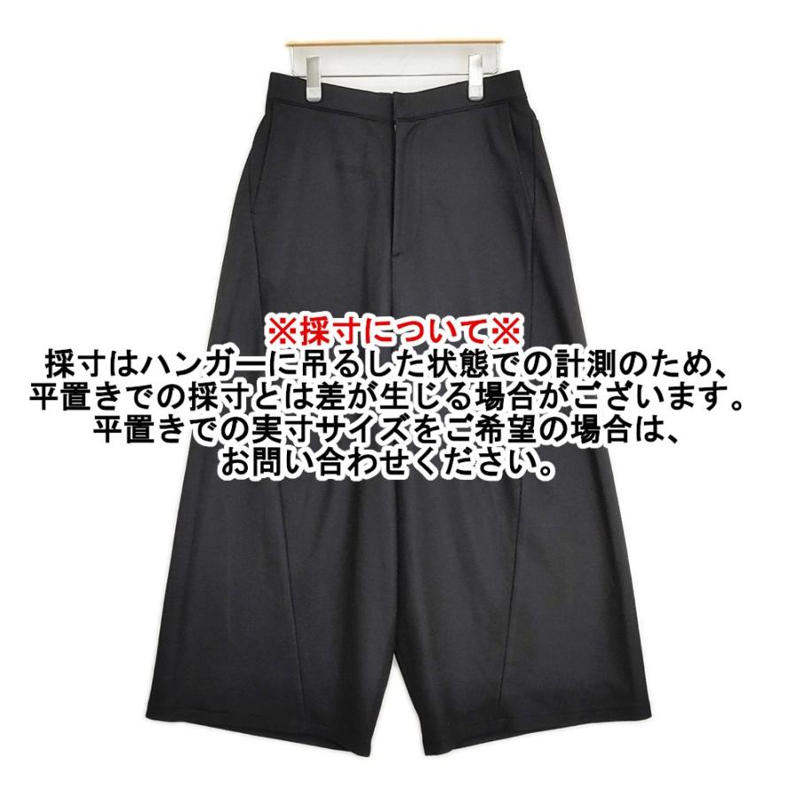 NICENESS SQUIRE ウールミルド ルースパンツ サイズS 定価63800円 NN-4202J16 イージー パンツ ブラック メンズ ナイスネス【中古】6-0219T♪ NICENESS SQUIRE ウールミルド ルースパンツ サイズS 定価63800円 NN