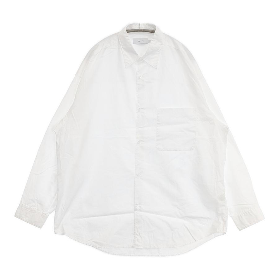 Graphpaper GM203-50110B Broad L S Oversized Regular Collar Shirt