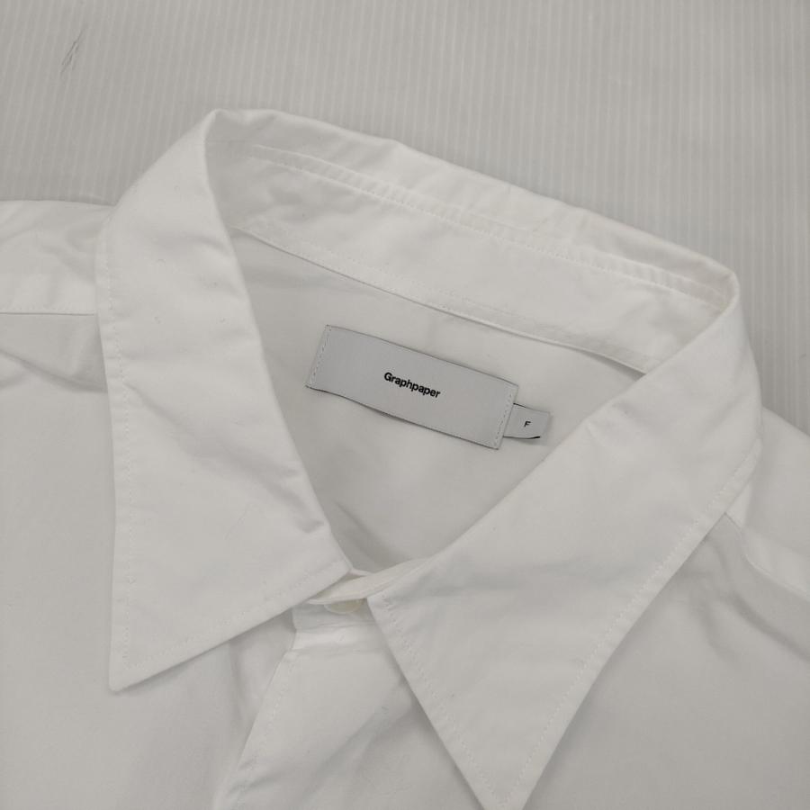 Graphpaper GM203-50110B Broad L S Oversized Regular Collar Shirt