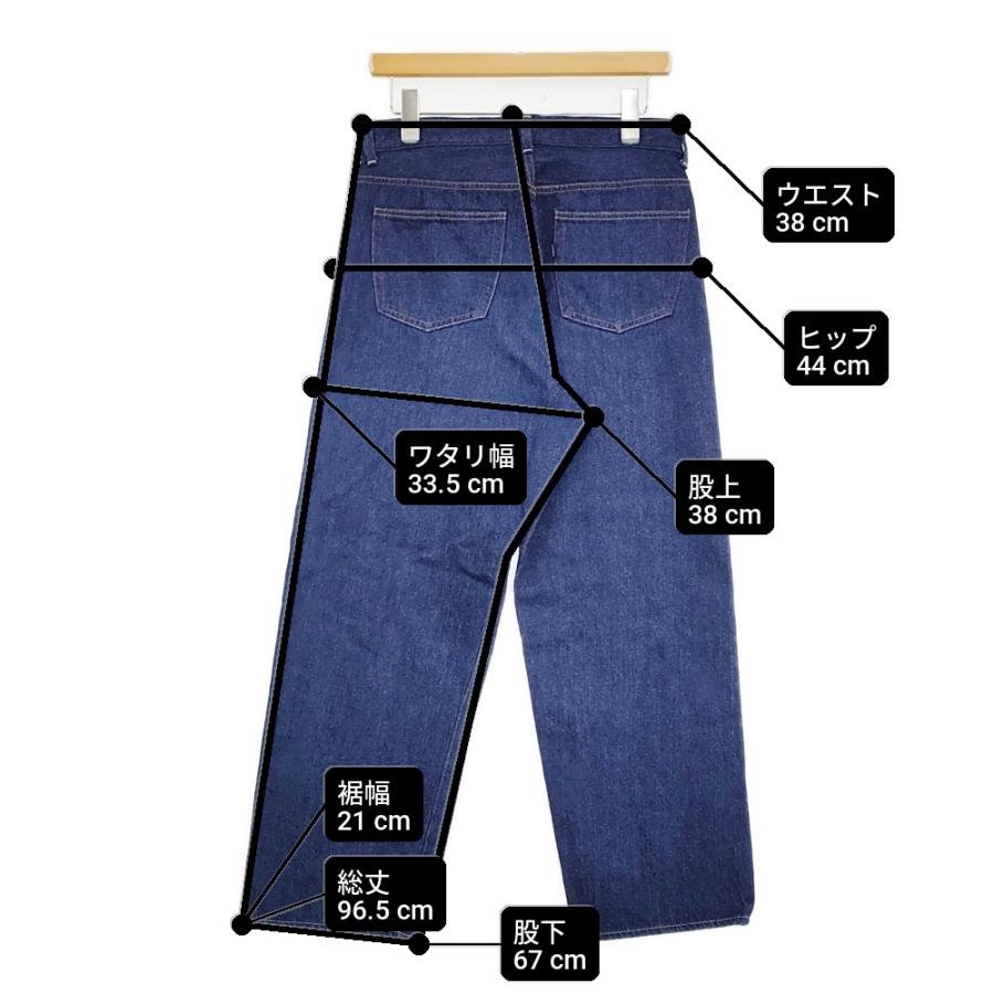 YAECA（ヤエカ） YAECA DENIM PANTS WIDE STRAIGHT ワイドストレート
