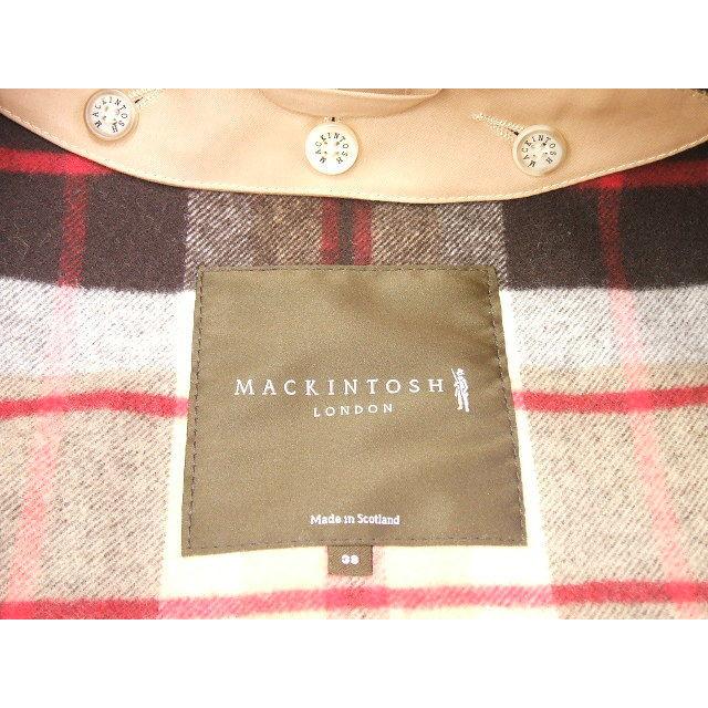 マッキントッシュMackintosh ステンカラーコート 38ゴム引き ブラウン Mackintosh（マッキントッシュ） ライナー付き ステンカラーコート