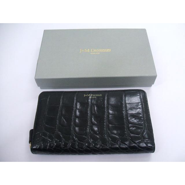 J&M Davidson 型押し ラウンドファスナー長財布 10011 L ZIP WALLET 長 