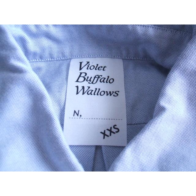 Violet Buffalo Wallows オックスBD長袖シャツ サイズXXS ライトブルー 