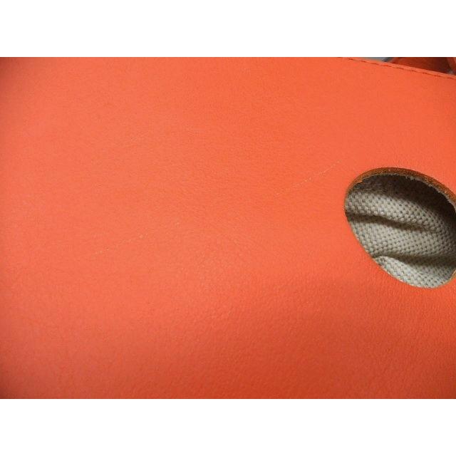 J&M Davidson JOY ジョイ 筒型 レザー ハンドバッグ オレンジ