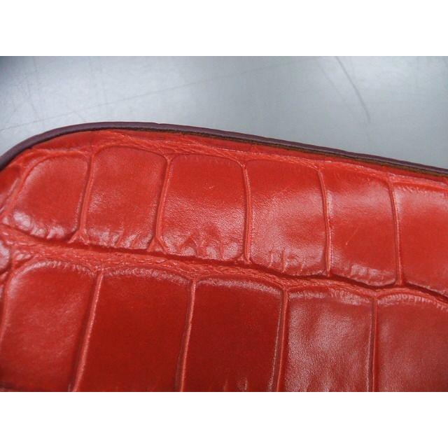 J&M Davidson PEBBLE ペブル チェーン ショルダーバッグ レッド